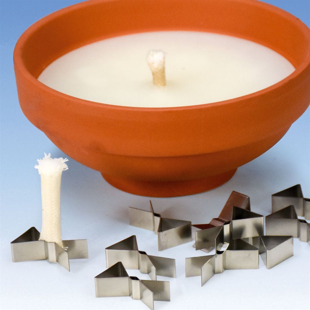 Dochthalter für Gartenkerzen