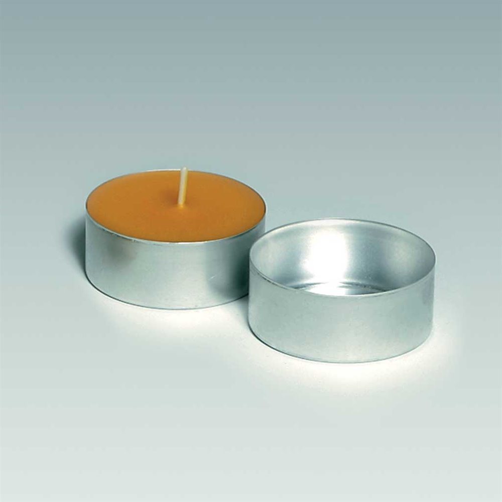 Aluminium Teelichthülse groß Silber K1060 Aluminium Teelichthülse groß Silber