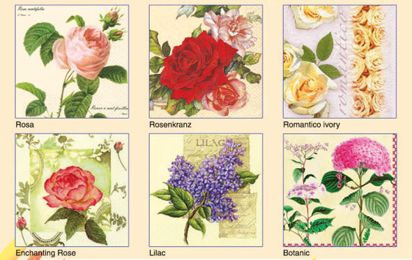 d21d5e5ae5edb3e6391fc87d51a6d98e Serviettenmischung: Romantic Flowers