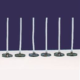 Teelichtdocht 100mm mit Fuß, 10 St.