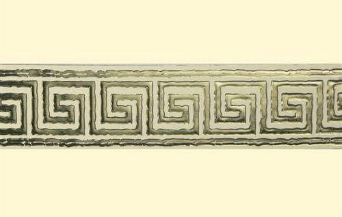 d2653e6fe685479a0825d198a0631530 Dekorband Mäander, gold auf transparent