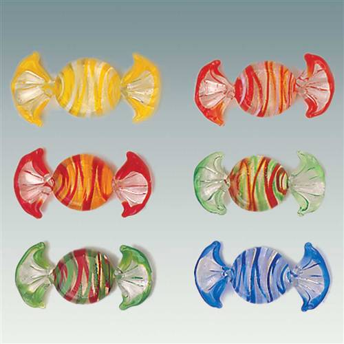 Eingiess-Bonbons aus Glas