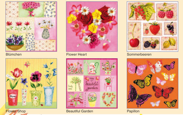 3f6df0a07bede4ae629455e95e47b9fb Serviettenmischung: Sweet Dreams