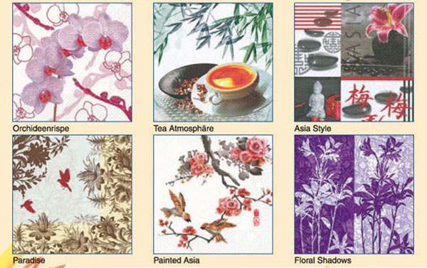 12209f0d6cd1d8593adad32072cfccc6 Serviettenmischung: Asia