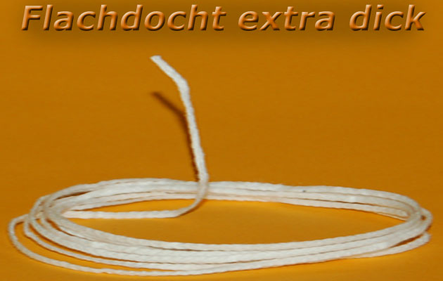 Flachdocht dick (3x16) 5m