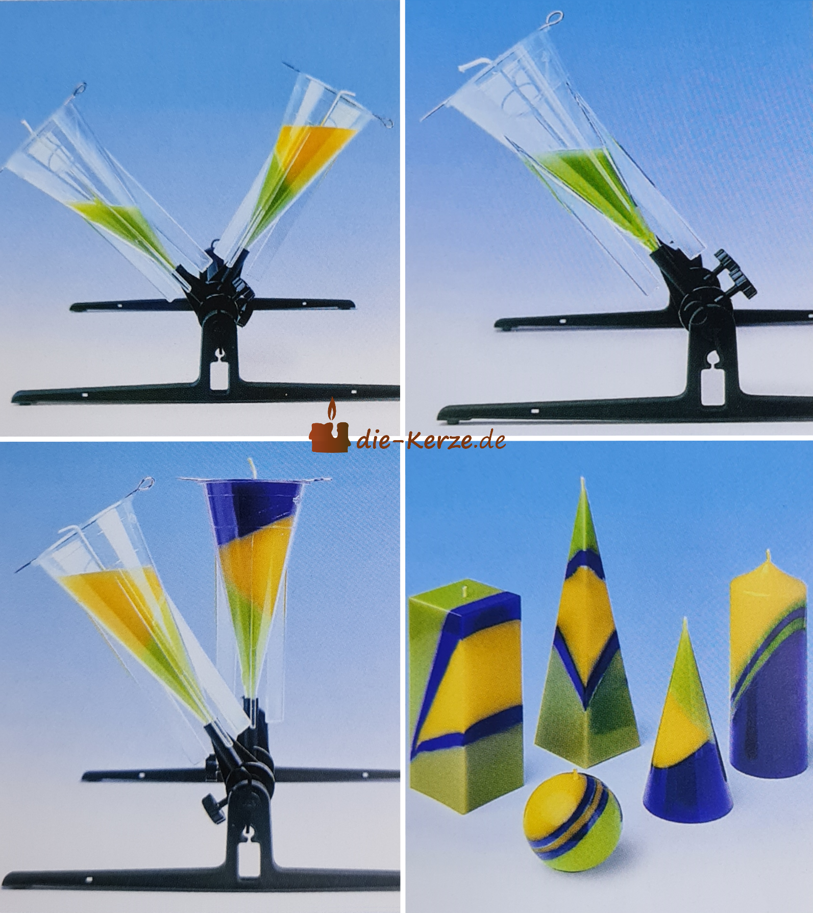Kerzen Giessformenhalter Kunststoff K2998 Kerzen Giessformenhalter aus Kunststoff
