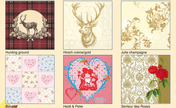 8ee521521d97fd0d012d42d13a19b700 Serviettenmischung: Landhauszauber