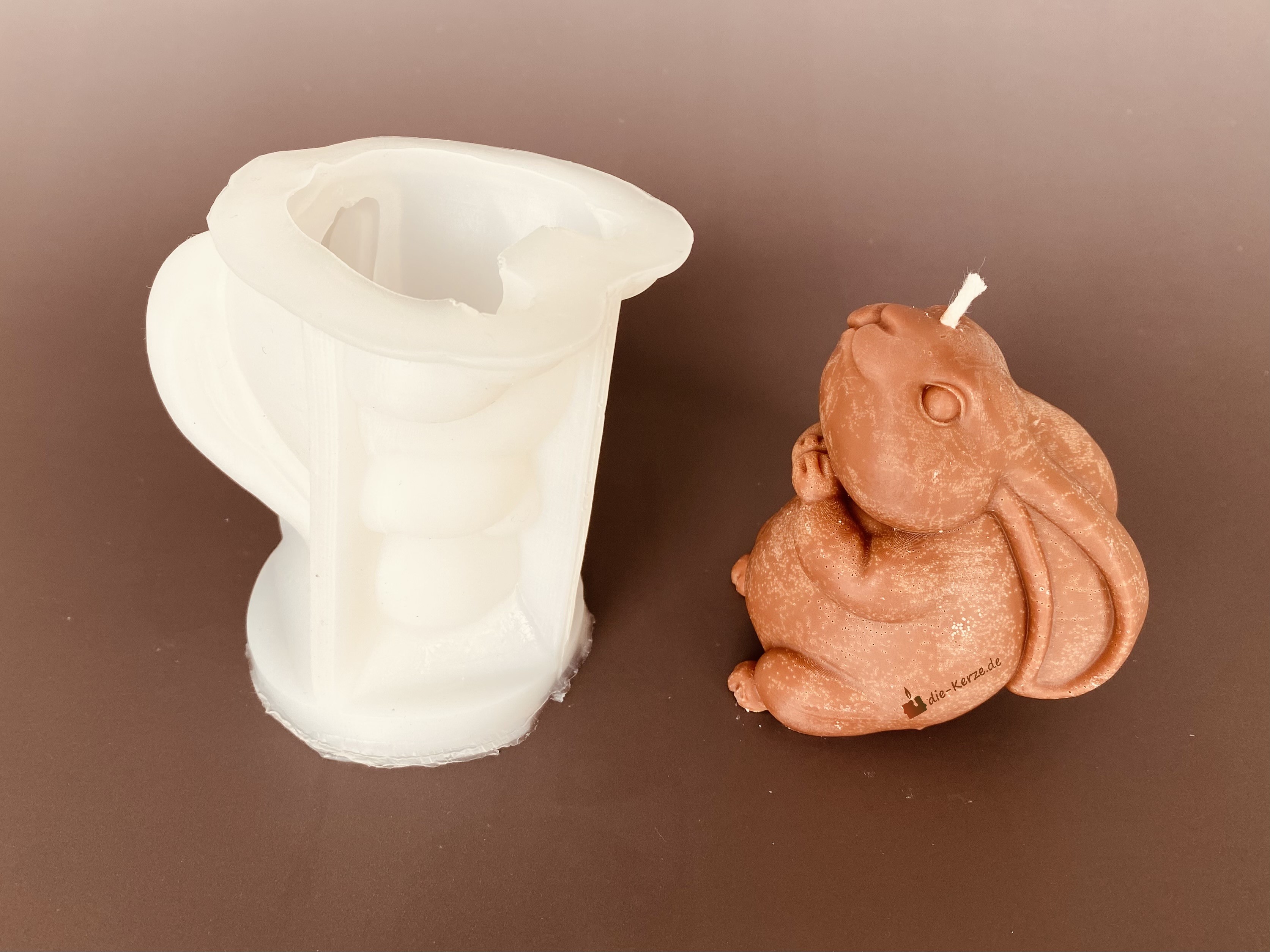 Silikonform Olli der Hase