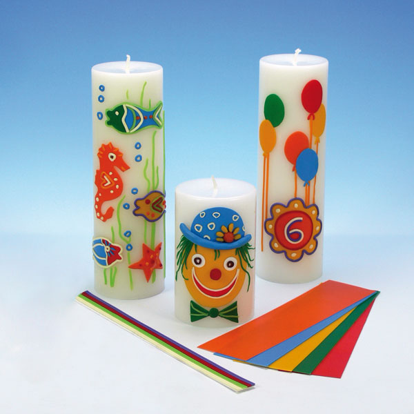 KerzenverzierSet Geburtstag Sommer